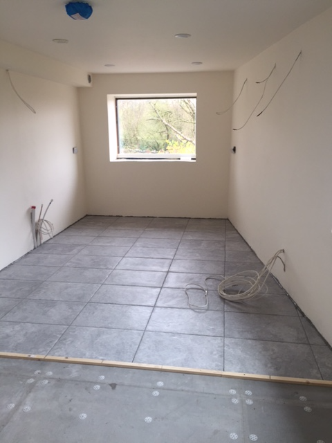 kitchen grouted